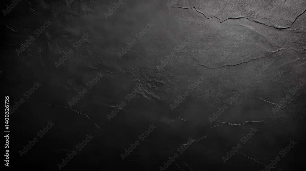 Poster Detailed depiction of a black chalkboard featuring faint smudges and hand-drawn chalk residue, creating a realistic and textured background suitable for various projects
