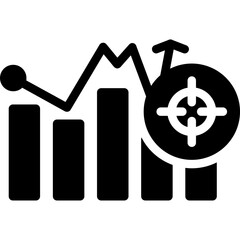 Inflation Target Glyph Icon