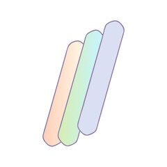 pastel gradient icon, pastel gradient vector illustration-simple illustration of pastel gradient, perfect for pastel gradient logos and icons