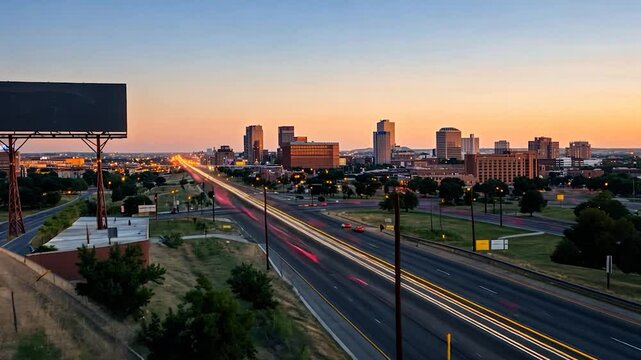 Tulsa Skyline at Dawn: A Breathtaking View