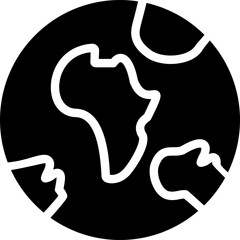 Global Issues Glyph Icon
