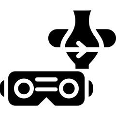 VR Interaction Glyph Icon