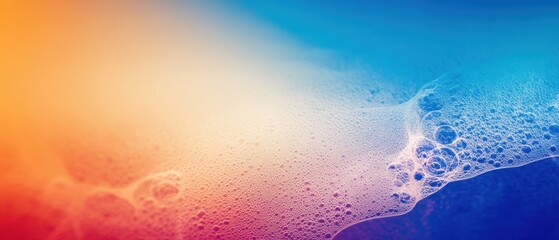 Colorful Gradient Swirl: Blue and Orange Abstract Background with a Fluid Dynamic Wave Pattern in High-Quality Digital Imagery