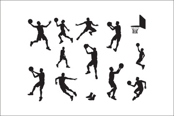 Basketball Silhouette Vector | Player SVG | Slam Dunk Clipart PNG

Basketball Player SVG | Dribble & Dunk Silhouette | Sports Vector Art

Basketball Action Silhouette | Jump Shot SVG Cut File | Sports