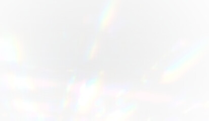 Abstract PNG Crystal Rainbow Light Prism Effect with Diamond Sparkle, Bokeh Glow, Neon Glitter,...