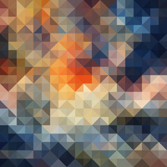 Colorful polygonal abstract background. Low poly effect. Polygon backdrop.