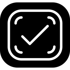 Human Rights Commitment Glyph Icon