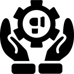 Human Rights Awareness Glyph Icon