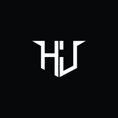 Obraz premium Modern Construction Logo with Symmetrical Design