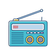 radio icon, radio vector illustration-simple illustration of radio, perfect for radio logos and icons