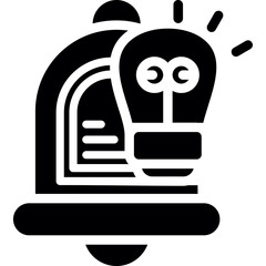Notification Light Icon Glyph Icon
