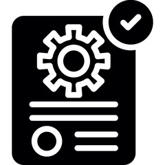 Product Requirements Icon Glyph Icon