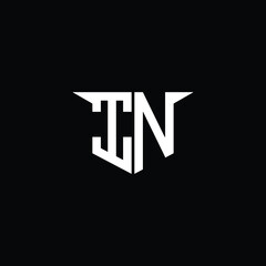 Modern Construction Logo with Symmetrical Design