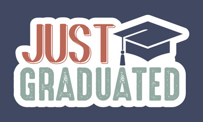 Graduation Sticker Bundle, and Single Design