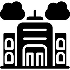 City Theater Glyph Icon