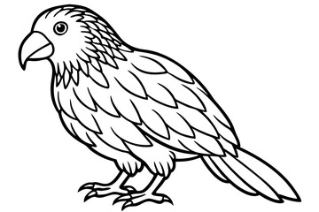 Graceful Kestrel Drawing
