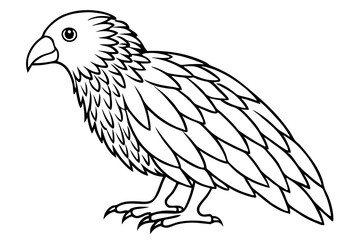Graceful Kestrel Drawing