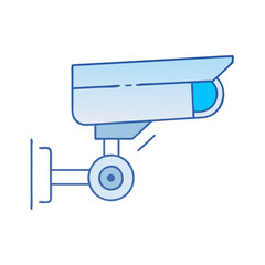security camera icon, security camera vector illustration-simple illustration of security camera, perfect for security camera logos and icons