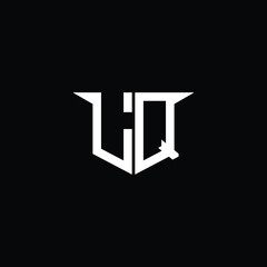 Modern Construction Logo with Symmetrical Design