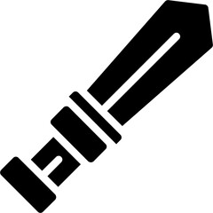 Viking Sword Glyph Icon