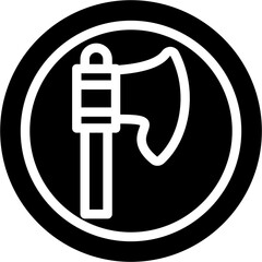 Viking Valhalla Glyph Icon