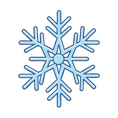 snowflake icon, snowflake vector illustration-simple illustration of snowflake, perfect for snowflake logos and icons