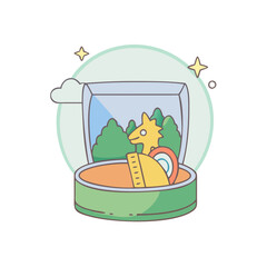 Fototapeta premium souvenir icon, souvenir vector illustration-simple illustration of souvenir, perfect for souvenir logos and icons