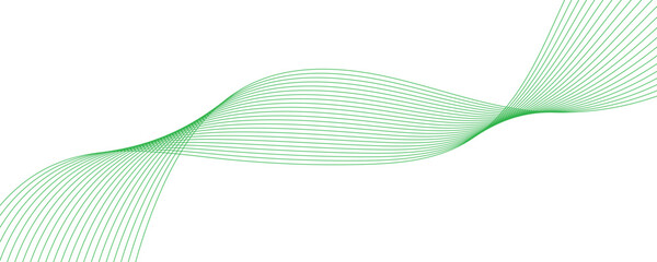 abstract green wave background