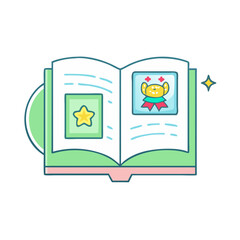 storybook icon, storybook vector illustration-simple illustration of storybook, perfect for storybook logos and icons