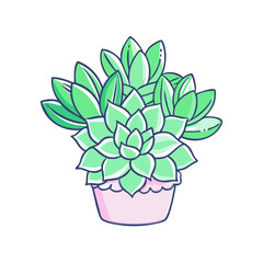 succulents icon, succulents vector illustration-simple illustration of succulents, perfect for succulents logos and icons