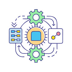technology icon, technology vector illustration-simple illustration of technology, perfect for technology logos and icons