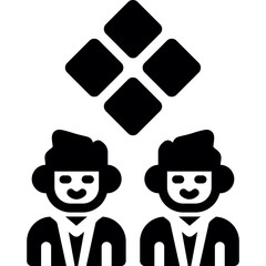 Discussion Points Glyph Icon