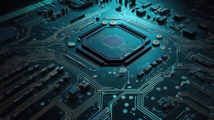 Fototapeta premium circuit board background