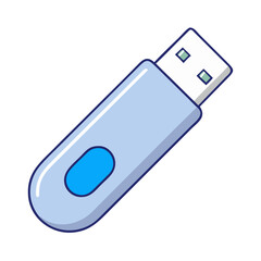 usb drive icon, usb drive vector illustration-simple illustration of usb drive, perfect for usb drive logos and icons
