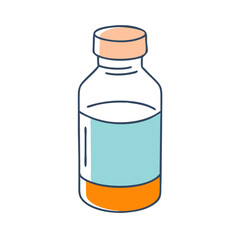 vitamin bottle icon, vitamin bottle vector illustration-simple illustration of vitamin bottle, perfect for vitamin bottle logos and icons