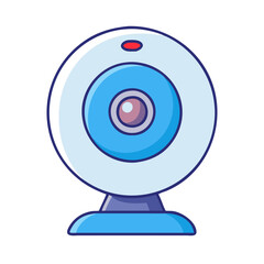 webcam icon, webcam vector illustration-simple illustration of webcam, perfect for webcam logos and icons
