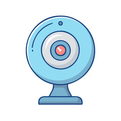 webcam icon, webcam vector illustration-simple illustration of webcam, perfect for webcam logos and icons