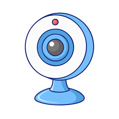 webcam icon, webcam vector illustration-simple illustration of webcam, perfect for webcam logos and icons