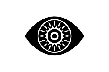creative details Eyeball Icon Vector Illustration
