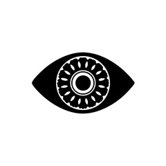 creative details Eyeball Icon Vector Illustration