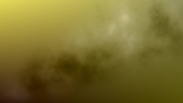 Somoke on gold color for background