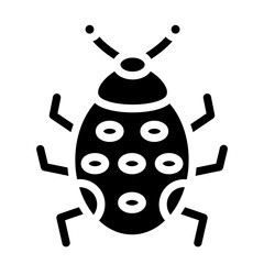 Vector Design Ladybug Icon Style