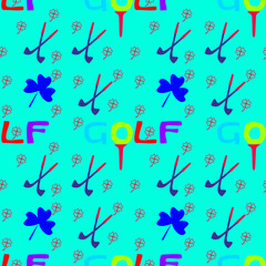 seamless pattern with musical notes