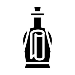 Vector Design Message In A Bottle Icon Style