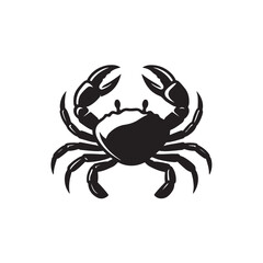 crab isolated on white background