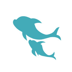 Obraz premium dolphin vector illustration