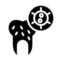 Tooth Infection Icon Style
