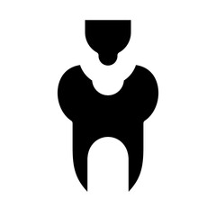 Dental Filling Icon Style