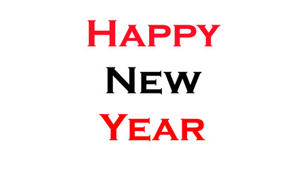 Happy new year text design for inspirational and motivational quotes, typography, modern and stylish motivational quotes typography slogan.