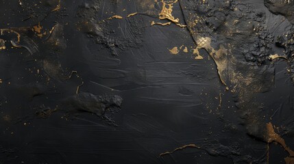 Elegant Black and Gold Abstract Texture